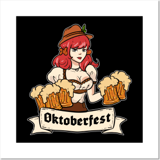 Oktoberfest Girl - For Beer Lovers Posters and Art